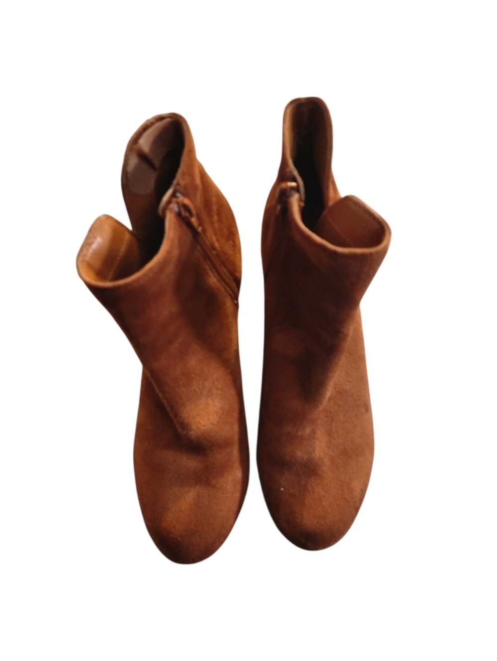 Jolimall Suede Wedge Ankle Bootie, Size 7